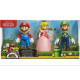 World of Nintendo Pack de 3 Figuras Mushroom Kingdom 10 cm