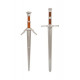 Espadas de espuma 1:1 The Witcher Acero y Plata