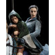 Statua 1:6 Arwen & Frodo nella Asfaloth 40 cm il Signore degli Anelli 