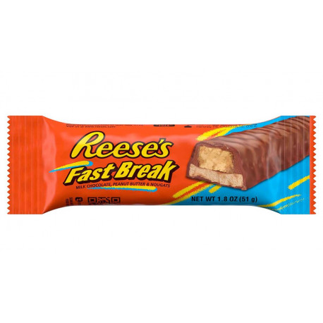 Reese's Fast Break Barrita de Chocolate & Crema de Cacahuete