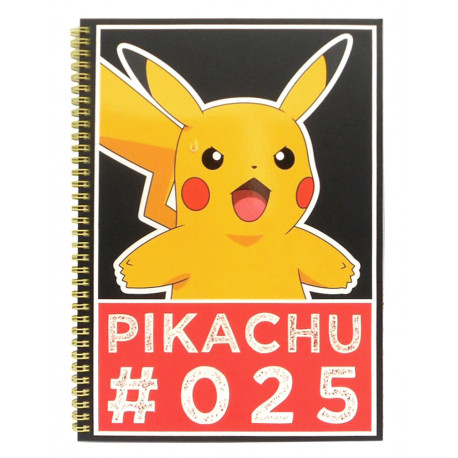 Libreta Pokemon A4 Pikachu