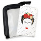 Porta-cartões Frida Kahlo com design artístico