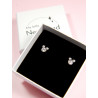 Silver earrings and Zircons Mickey Mouse Disney DIS19052103