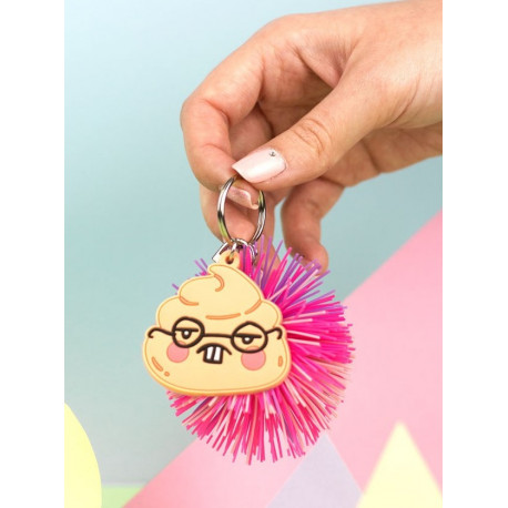 Key chain with pompom Caquita Pedrita Parker