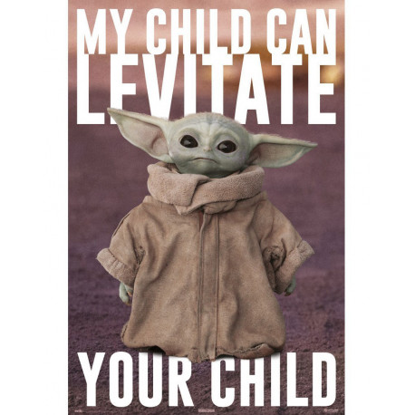 Baby Yoda The Mandalorian Star Wars Poster