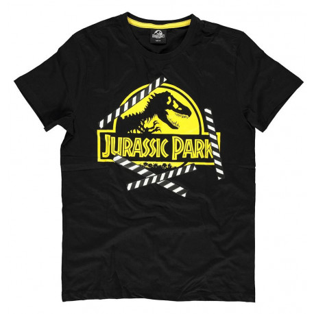T-Shirt Jurassic World Logo Yellow