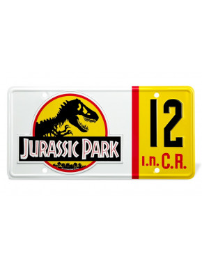 Réplica Matrícula Jurassic Park