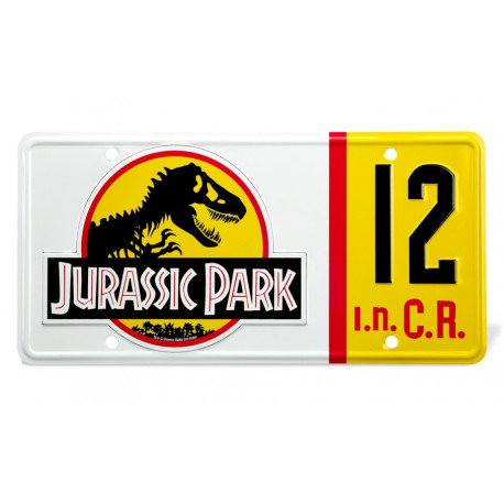 Réplica Matrícula Jurassic Park