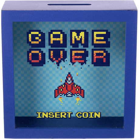 Hucha Game Over Insert Coin