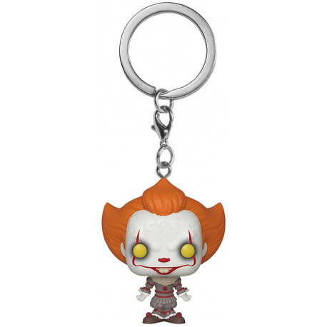 Keychain mini Funko Pop! Pennywise C'2017 avec une Perruque