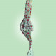 Reloj Calavera Verde Doodle
