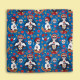 Foulard Gran Dama Azul Doodle