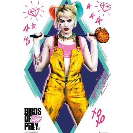 Pôster Harley Quinn Birds of Prey DC Comics