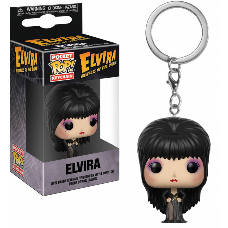 Chaveiro Mini Funko Pop Elvira Rainha das Trevas