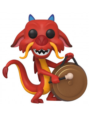 Mulan POP! Movies Vinyl Figura Mushu w/Gong 9 cm