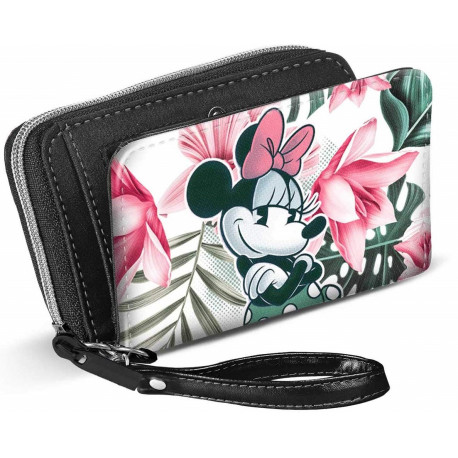 Carteira floral oficial Minnie Disney