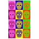 Toalla Calaveras Multicolor
