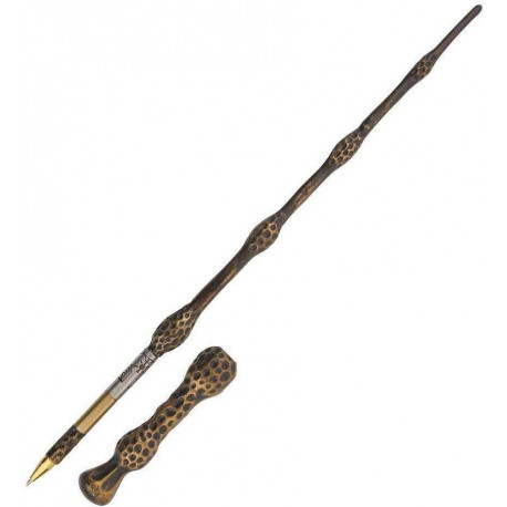 Set Pen and Lápicero Wand and Broom Harry Potter