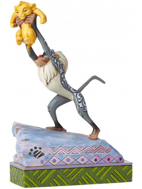Figura Rafiki & Baby Simba El Rey León Disney Jim Shore