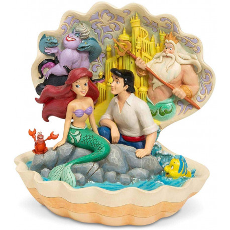 Figura Disney Simba e Mufasa Jim Shore Il Re Leone