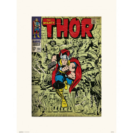 Lámina Thor Marvel 30 x 40 cm