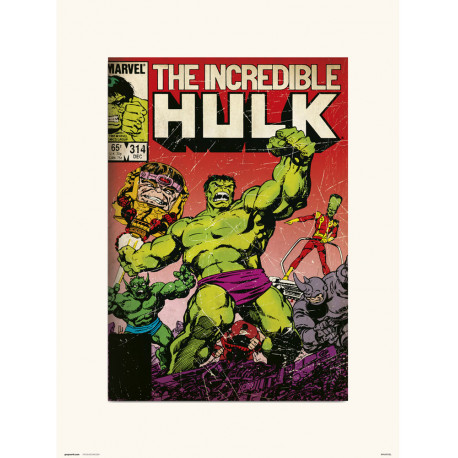 Lámina Hulk Marvel 314 30 x 40 cm