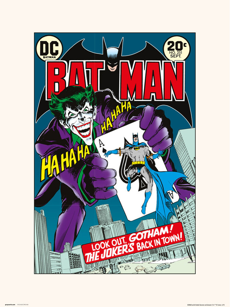 Lámina Batman y Joker Carta 30 x 40 cm por 7,90€ – 