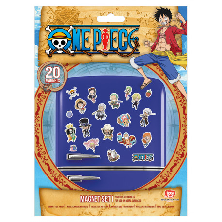 Set d'aimants One Piece Chibi