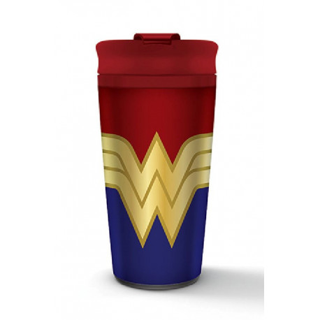 Vaso de viaje metálico Wonder Woman