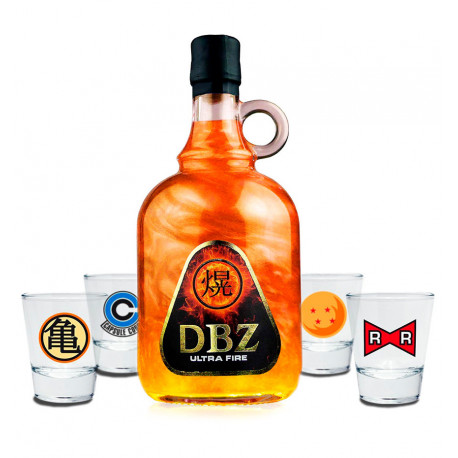 Pack licor y chupitos Dragon Ball