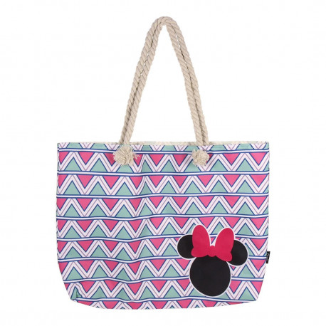 Bolso de playa Minnie Mouse Disney con triángulos