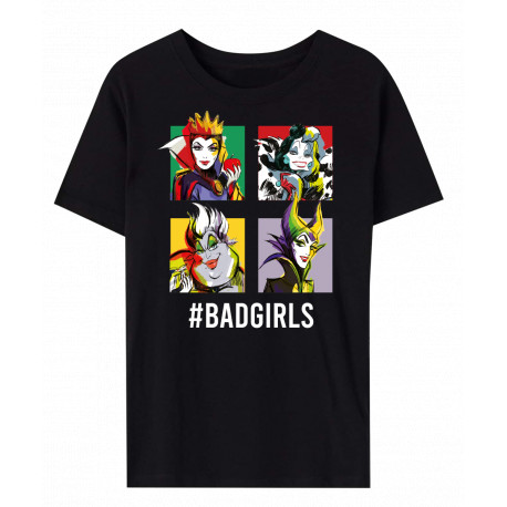 VILLAINS - T-SHIRT BAD GIRLS BLACK