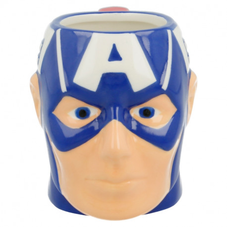 Coupe 3D Captain America Marvel 330 ml