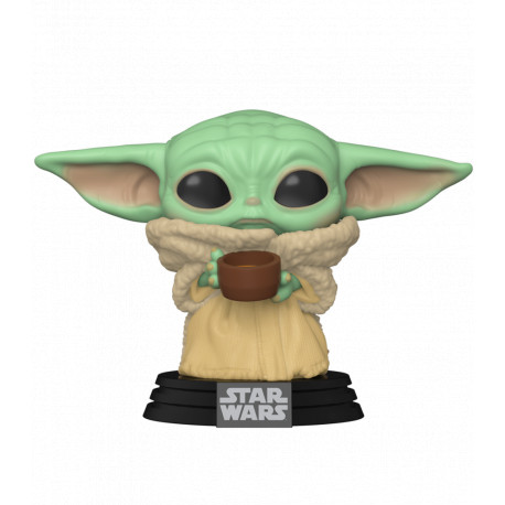 Funko Pop! Baby Yoda met cup Het Kind Mandalorian