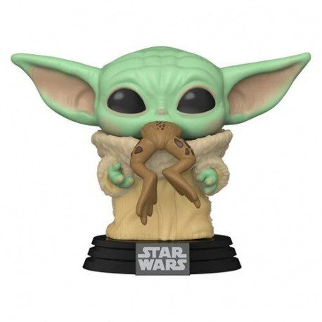 Funko Pop! Baby Yoda with frog The Child Mandalorian