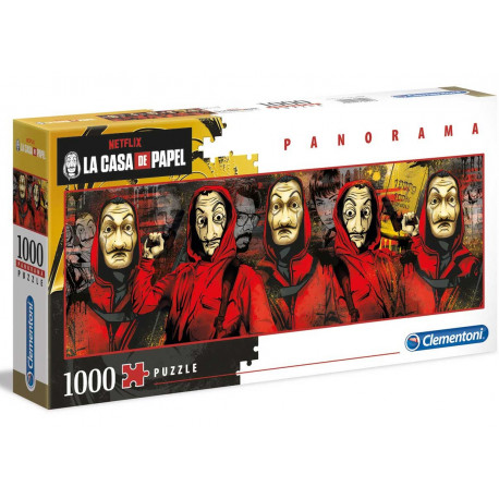 La casa de papel Puzzle Panorama Characters