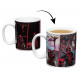 Taza térmica Deadpool día y noche