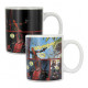 Taza térmica Deadpool día y noche