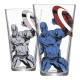 MARVEL - Captain America Colour Change Glass 450ml x1