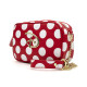 LF Red/Wht Polka Dot Disney Logo Cross Body Bag
