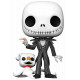 Grande figurine Funko Pop! de Jack et Zero de L'Étrange Noël de monsieur Jack