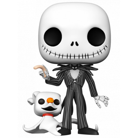 Grande figurine Funko Pop! de Jack et Zero de L'Étrange Noël de monsieur Jack