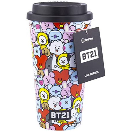 TAZA DE VIAJE BT21 Kawaii