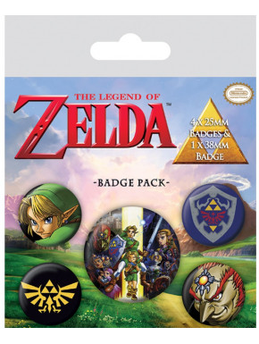 The Legend of Zelda Nintendo badge pack