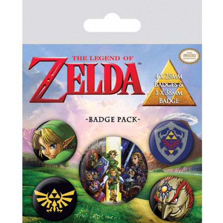 PACK CHAPAS THE LEGEND OF ZELDA