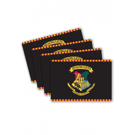 Set de 4 posavasos Hogwarts Harry Potter