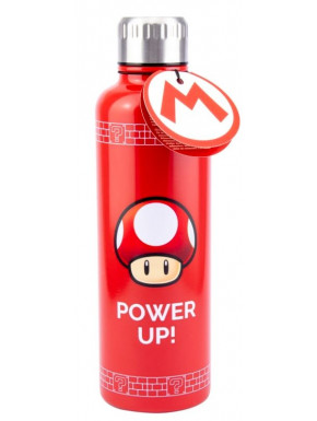 Botella metálica Super Mario Power Up 600 ml
