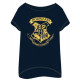 Camiseta chica Harry Potter escudo Hogwards dorado