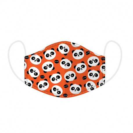 Masque réutilisable panda pour enfants