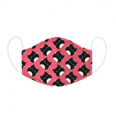 Mascarilla Protectora Reutilizable Gato Feline Fine - Grande